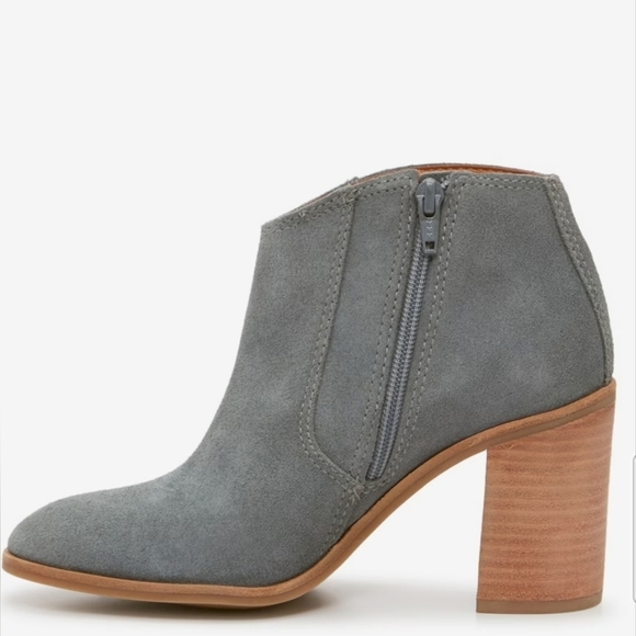 Lucky Brand, Pellyon Western Bootie, Slate Grey‎ (bluish tone), Size 8 - NWT - Picture 2 of 14